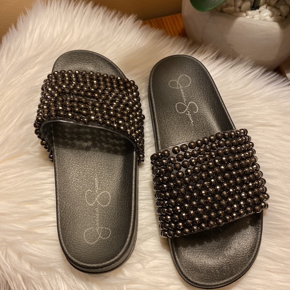 Jessica Simpson Womens Saycie Gunmetal 8M - Picture 2 of 6